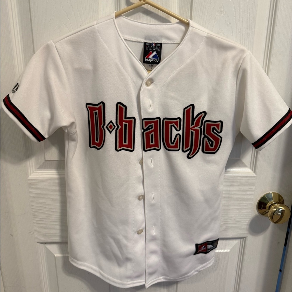 Justin Upton Diamondbacks Youth White Baseball Jersey